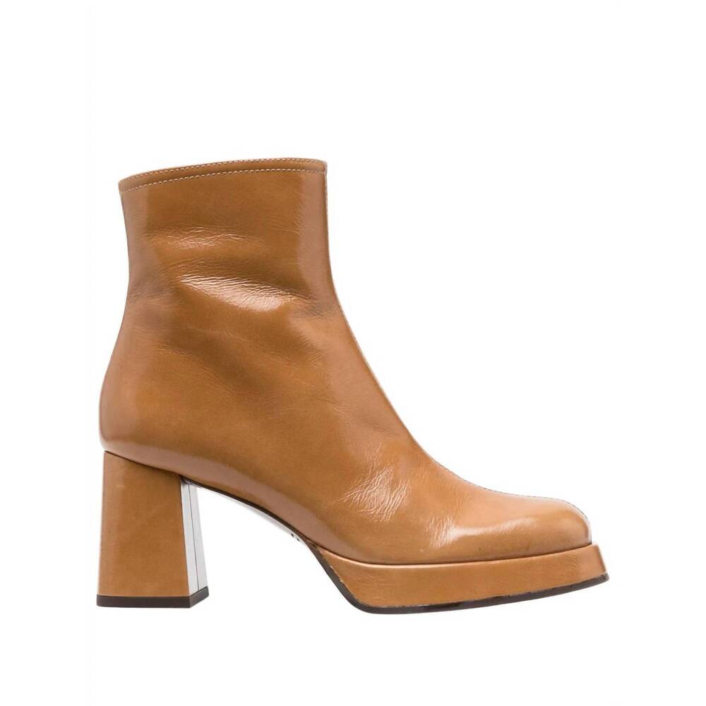 NEW CHIE MIHARA women's kentin leather ankle boots in nude
